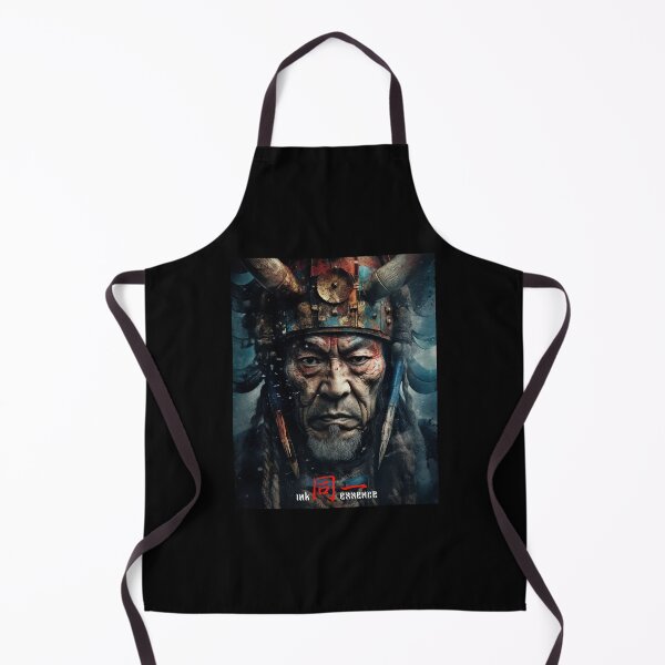 Item preview, Ink Essence - Japanese Aesthetic Surreal Kanji Symbol Portrait Painted Face Art 89 designed and sold by MadeByRobots.