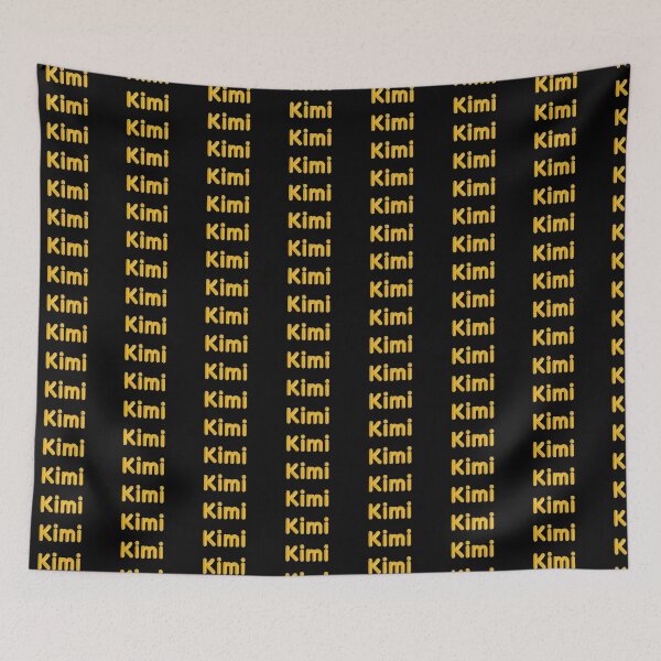 Item preview, Golden Balloon Kimi Name Label (Black) designed and sold by NormadWorld.