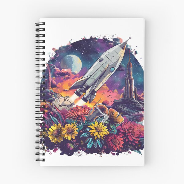 Item preview, Spaceship taking off designed and sold by Revived Design.