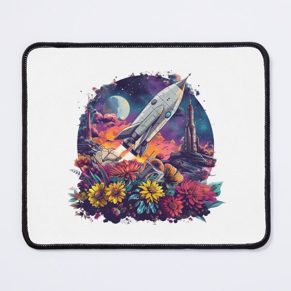 Item preview, Spaceship taking off designed and sold by Revived Design.