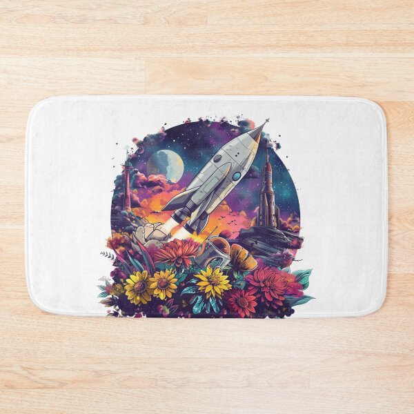 Item preview, Spaceship taking off designed and sold by Revived Design.