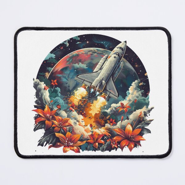Item preview, Spaceship taking off designed and sold by Revived Design.