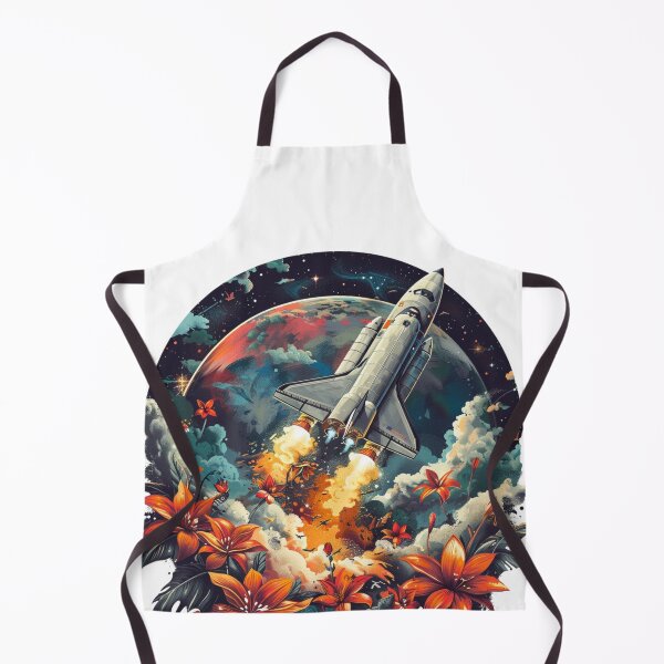 Item preview, Spaceship taking off designed and sold by Revived Design.