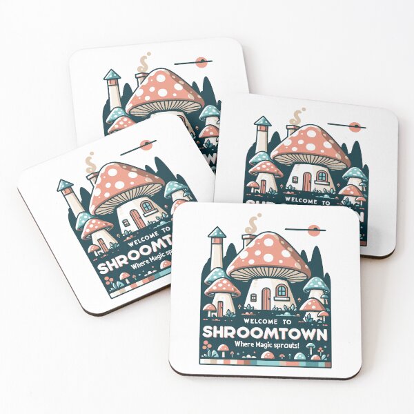 Item preview, Shroomtown Enchantment - Discover Where Magic Sprouts! designed and sold by FebricFusion.
