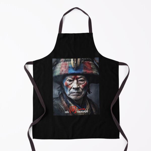 Item preview, Ink Essence - Japanese Aesthetic Surreal Kanji Symbol Portrait Painted Face Art 90 designed and sold by MadeByRobots.