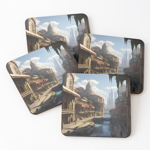 Item preview, Al-Tech Oasis: Bridging Eras in Urban Harmony designed and sold by somethingcreative.