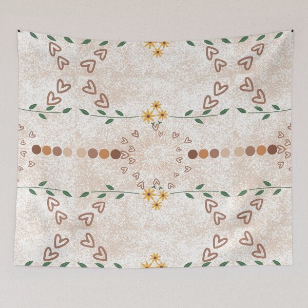 Item preview, Floral pattern with abstract elements. designed and sold by Swingfroglet.
