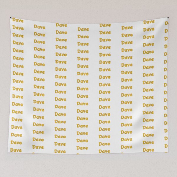 Item preview, Golden Balloon Dave Name Label  designed and sold by NormadWorld.