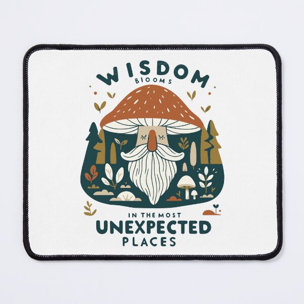 Item preview, Sage of the Forest - Wisdom Blooms Amongst the Mushrooms designed and sold by FebricFusion.