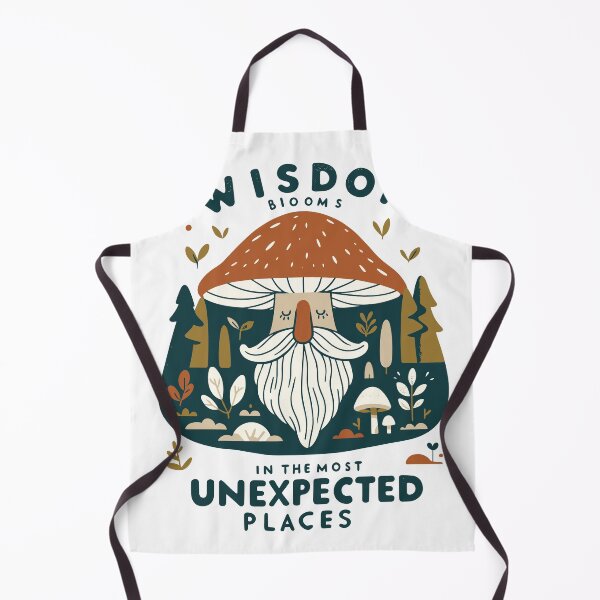 Item preview, Sage of the Forest - Wisdom Blooms Amongst the Mushrooms designed and sold by FebricFusion.