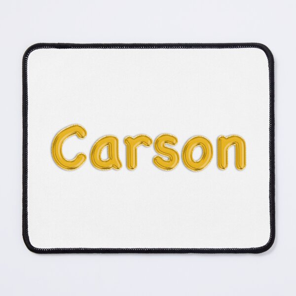 Item preview, Golden Balloon Carson Name Label designed and sold by NormadWorld.