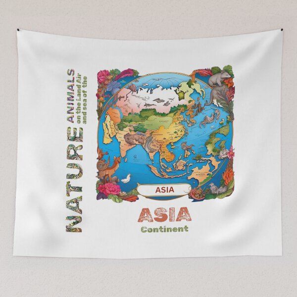 Item preview, Nature Animals of Asia Continent designed and sold by RATHERGOODMEDIA.
