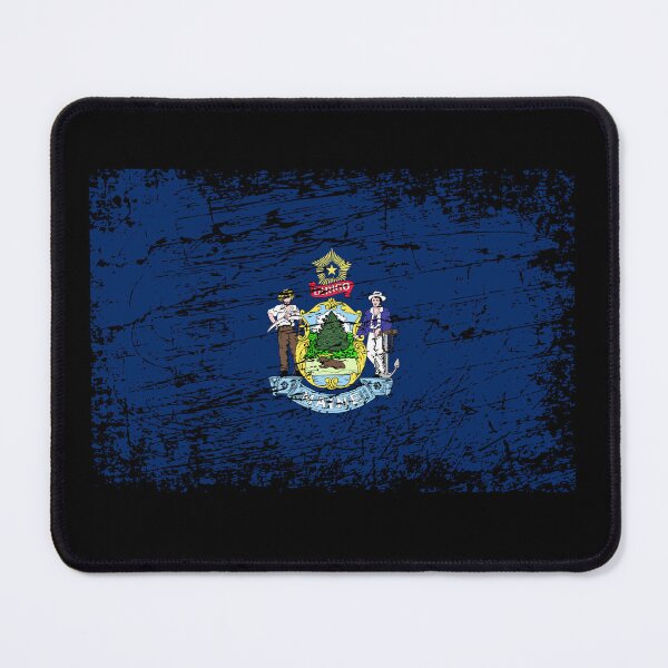 Item preview, Maine flag used look designed and sold by GeogDesigns.