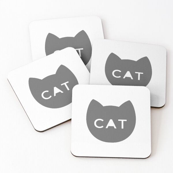 Item preview, Cat - Dark Grey/Text designed and sold by Dazura.