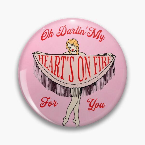 Item preview, Oh Darlin' My Heart's On Fire For You designed and sold by Corinne Alexa Jackson.