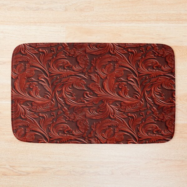 Item preview, Brown Tooled Leather Design designed and sold by ArtsyWishy.