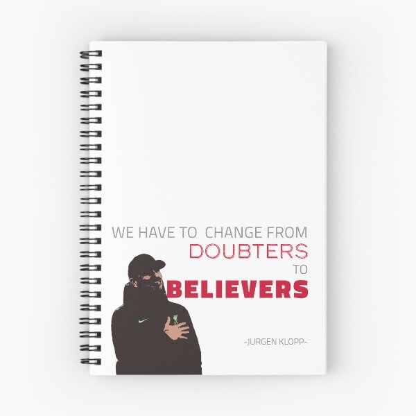 Item preview, DOUTBERS to BELIEVERS- Jurgen Klopp designed and sold by happy-capy.