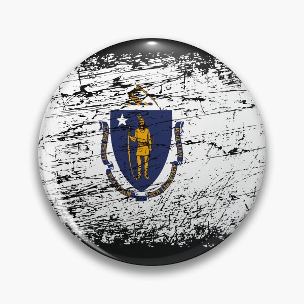 Item preview, Massachusetts flag used look designed and sold by GeogDesigns.