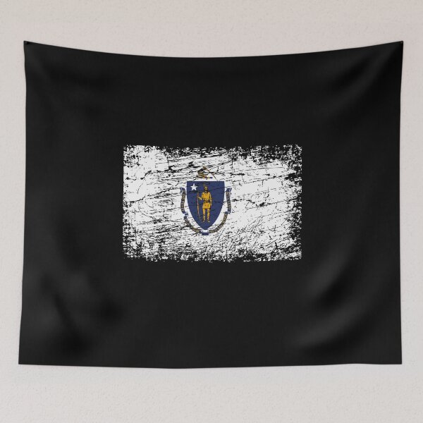 Item preview, Massachusetts flag used look designed and sold by GeogDesigns.