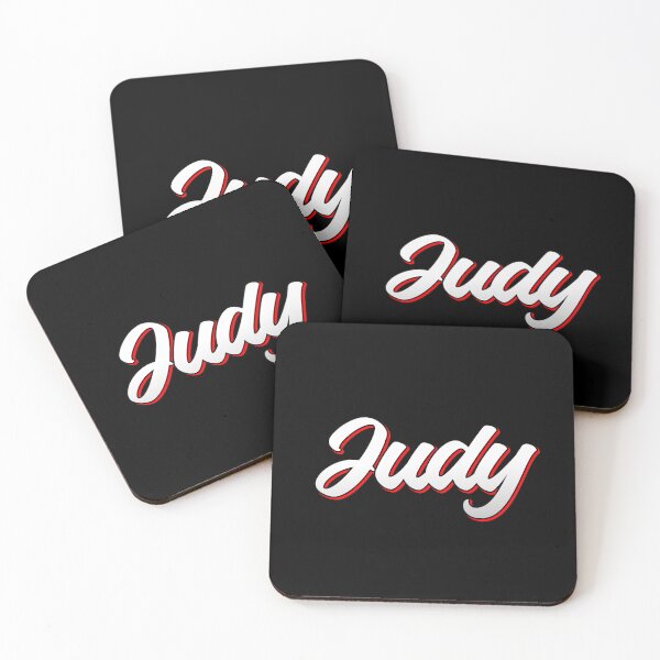 Artikelvorschau, Retro Judy Name Label (Black) entworfen und verkauft von NafilNafiz.