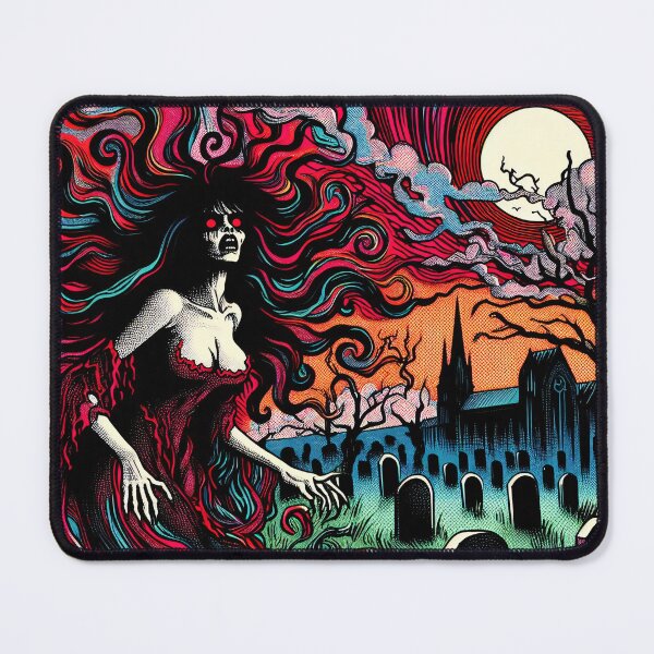 Item preview, Trippy Psychedelic Ghostly Graveyard Spirit designed and sold by AIPixelMaster.