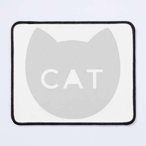 Item preview, Cat - Light Grey/Text designed and sold by Dazura.