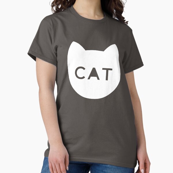 Item preview, Cat - White/Text designed and sold by Dazura.