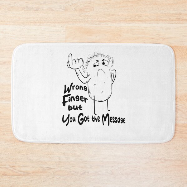Item preview, wrong finger but you got the message  designed and sold by Gautamillustra.