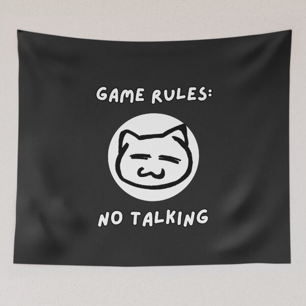 Item preview, No talking - Cheeky cat face designed and sold by MrLAS.