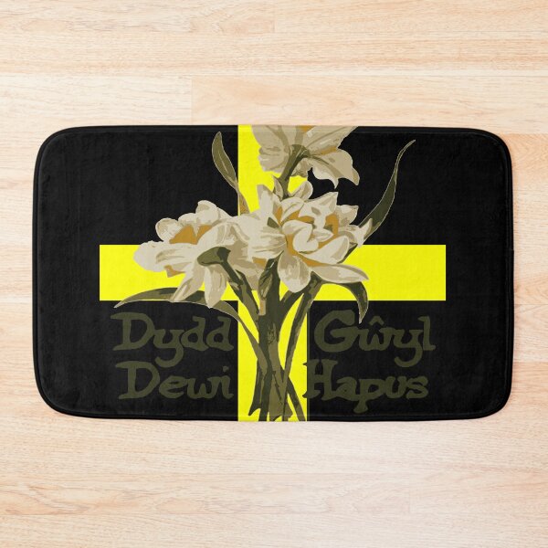 Artikelvorschau, Dydd Gwyl Dewi Hapus mit St. David-Kreuz entworfen und verkauft von taiche.