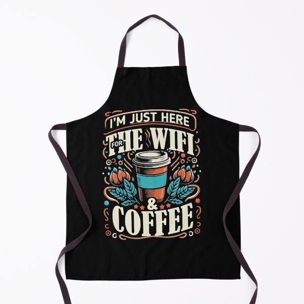Item preview, I am just here for the wifi and coffee designed and sold by People Tee.