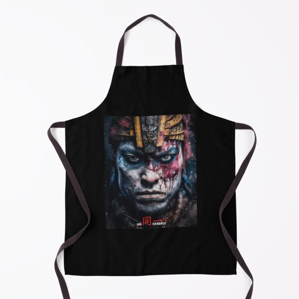 Item preview, Ink Essence - Japanese Aesthetic Surreal Kanji Symbol Portrait Painted Face Art 93 designed and sold by MadeByRobots.