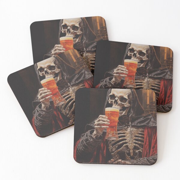 Item preview, DAYS END - DARK FANTASY ART STYLE SKELETON  designed and sold by VistaThreadsCo.