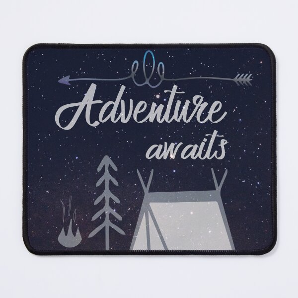Item preview, Adventure Awaits - Camping Sign - Stars designed and sold by DreamersPlan.