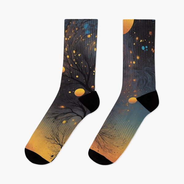 Item preview, Cosmic Arboreal Dreamscape: A Tree's Dance with the Universe designed and sold by Vitalka-uk.