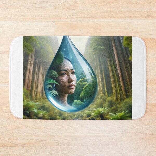 Item preview, Green Maori Mother Earth Tear Drop designed and sold by Traci Coxhead.