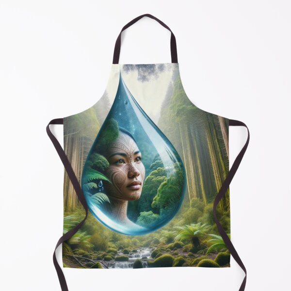 Item preview, Green Maori Mother Earth Tear Drop designed and sold by Traci Coxhead.