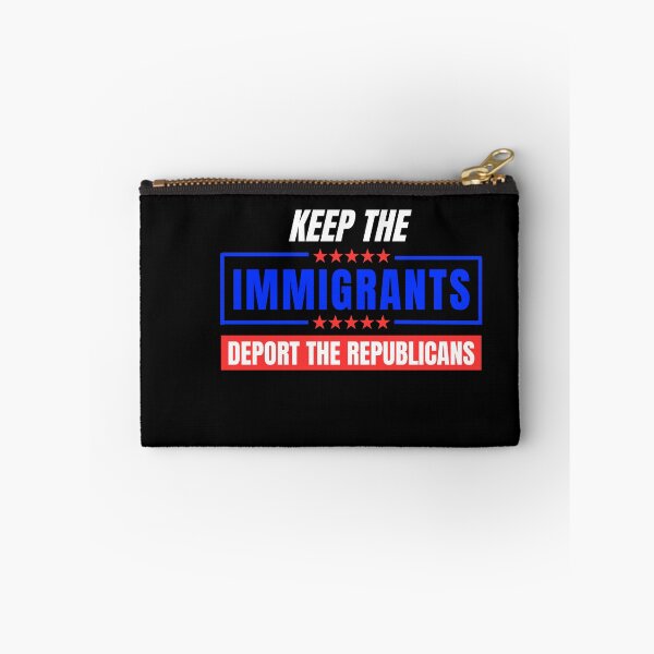 Item preview, Keep The Immigrants Deport The Republicans designed and sold by ANNINOART ⭐⭐⭐⭐⭐.