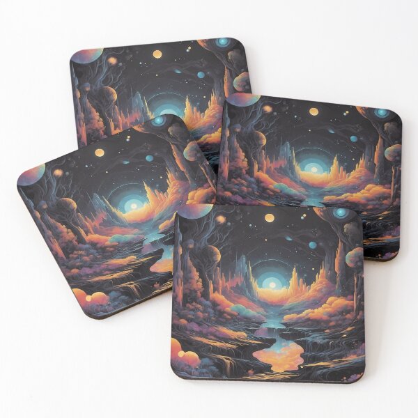 Item preview, Ethereal Celestial Valley: A Symphony of Planetary Harmony designed and sold by Vitalka-uk.