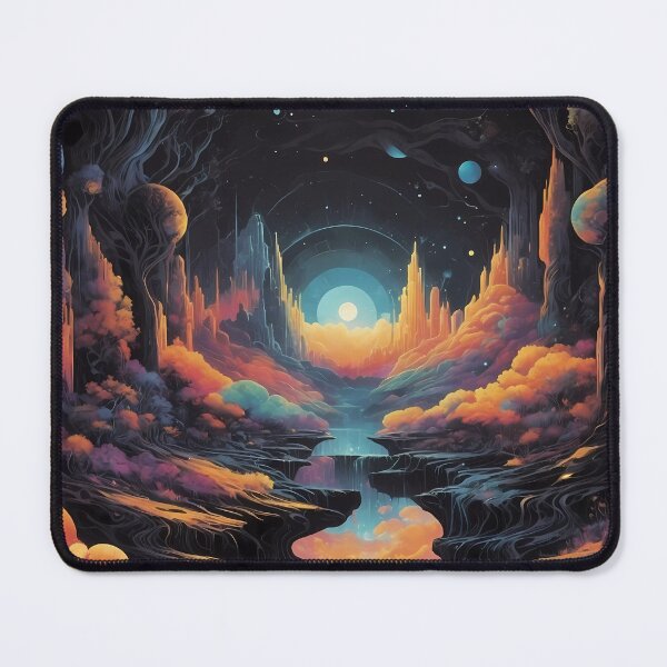 Item preview, Ethereal Celestial Valley: A Symphony of Planetary Harmony designed and sold by Vitalka-uk.