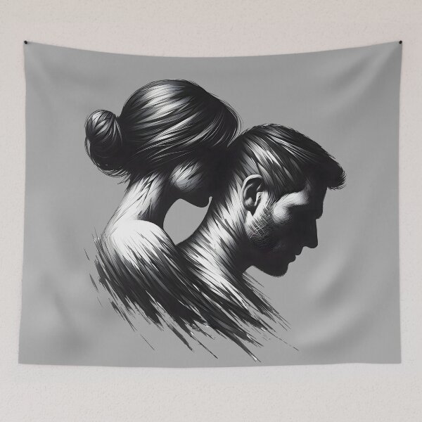 Item preview, Romantic Pencil Art: Capturing Love's Essence designed and sold by CoolVisionStd.
