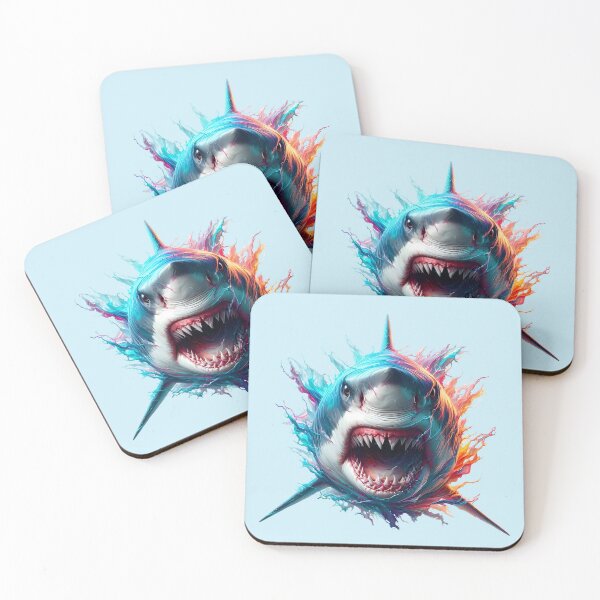 Item preview, Deadly Shark of Water and Fire, fantasy design designed and sold by LoneAngel.