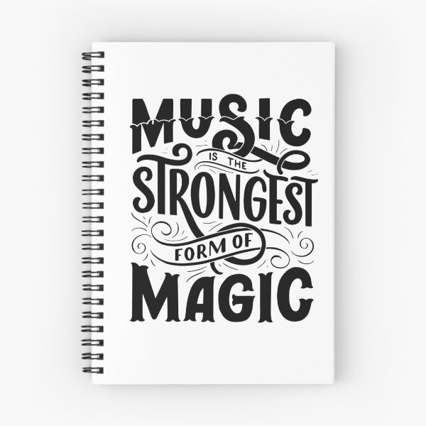 Item preview, Music Is The Strongest Form Of Magic On White background designed and sold by TikTok-Singers.