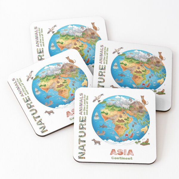 Item preview, Nature Animals of Asia Continent designed and sold by RATHERGOODMEDIA.
