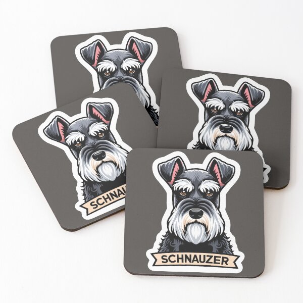 Item preview, Miniature Schnauzer cute puppy kawaii Dog Mini Schnauzer designed and sold by Elarex.