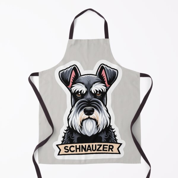 Aperçu de l'œuvre Schnauzer nain chiot mignon kawaii Chien Mini Schnauzer créée et vendue par Elarex.