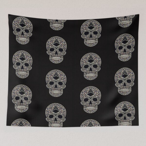 Item preview, ETH "Ethereal Grin: Ethereum Skull's Smile" designed and sold by zzz888.