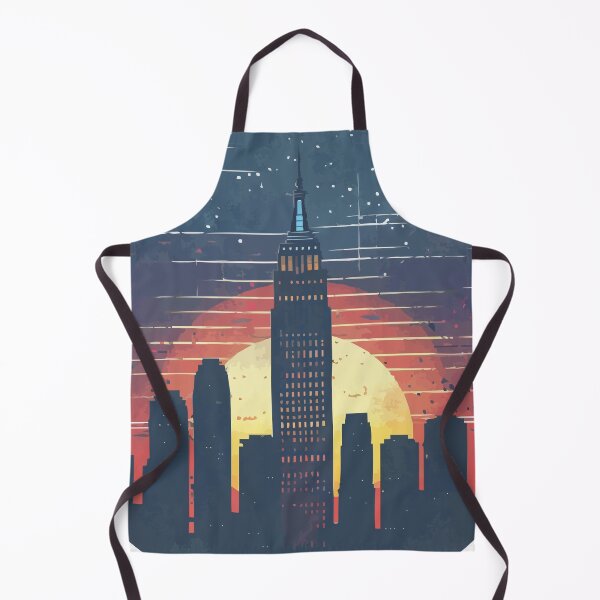 Item preview, Skyscraper Vintage Sunset Vector designed and sold by Ou-SunShine.