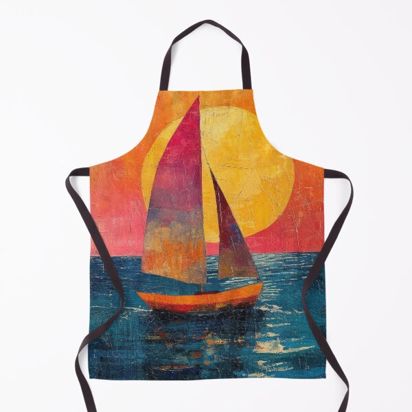 Item preview, Sailboat Moon Maritime Sea Nautical designed and sold by ArtHouseNiklas.