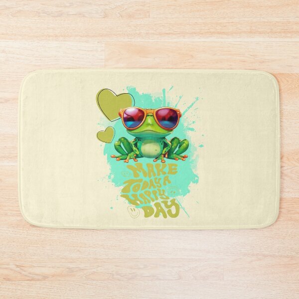 Item preview, Cool frog makes your day a happy day designed and sold by Ecmoprints.